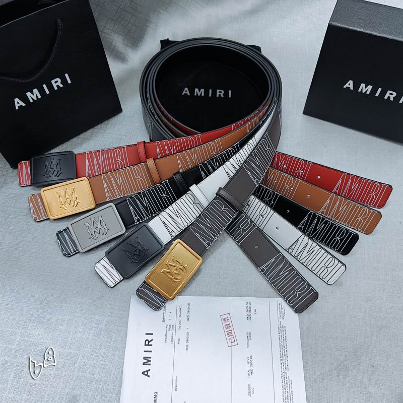 Amiri belt 38mmX90-125cm lb83